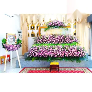 พวงหรีดดอกไม้สด บางเขน