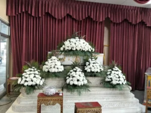 พวงหรีดดอกไม้สด ยานนาวา