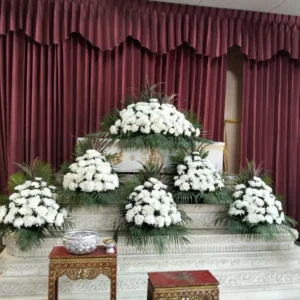 พวงหรีดดอกไม้สด ยานนาวา